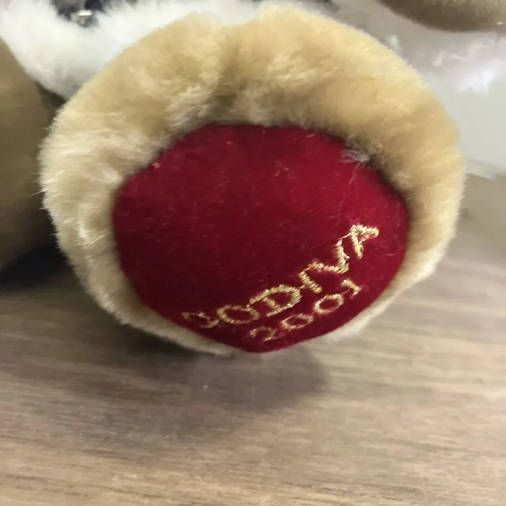 Godiva 2001 Santa Clause Teddy Bear 8